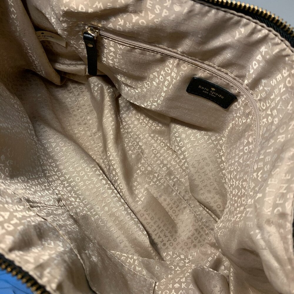 Kate Spade Black leather satchel EUC - Picture 3 of 11